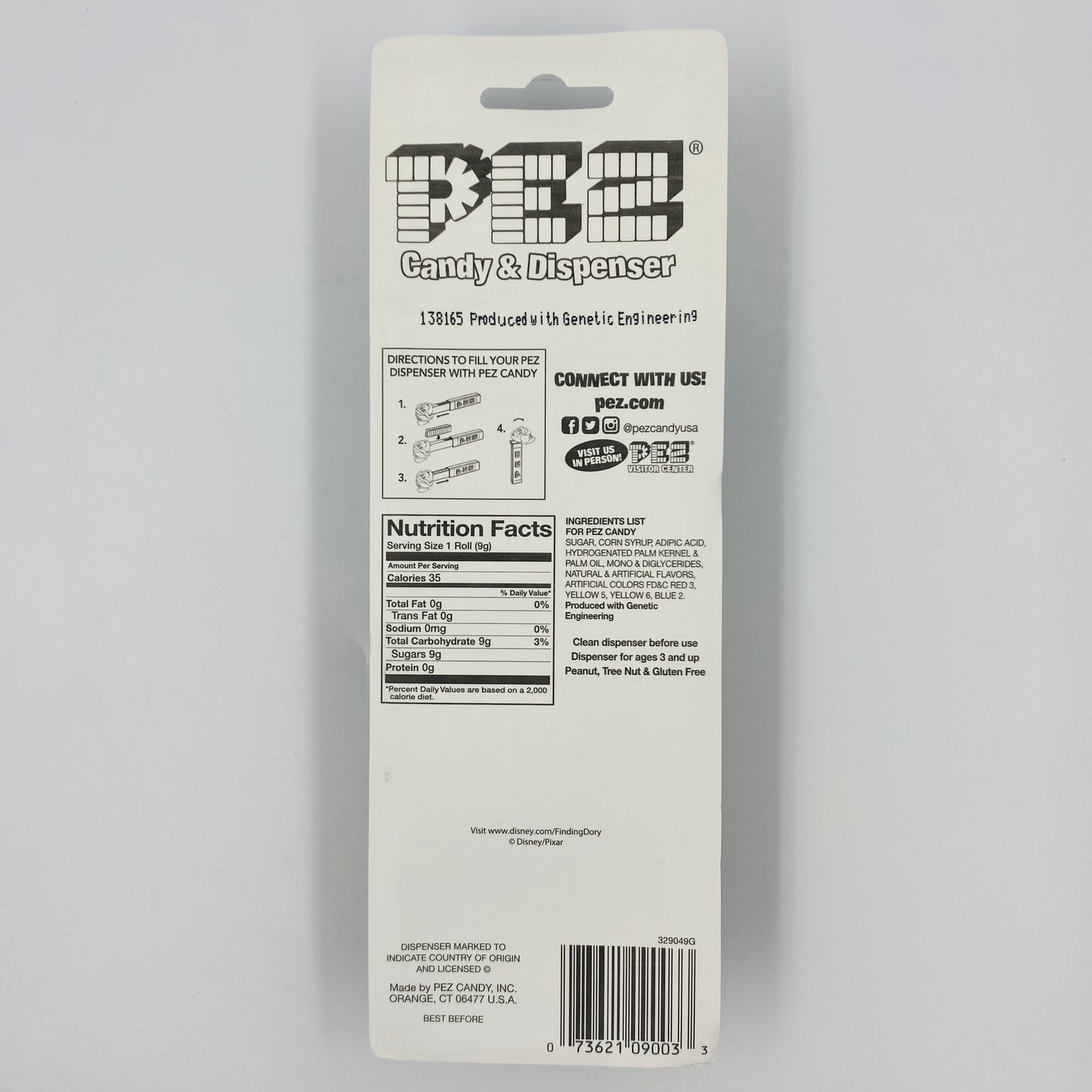 Finding Dory Dory PEZ dispenser (2016) carded 7.5 China