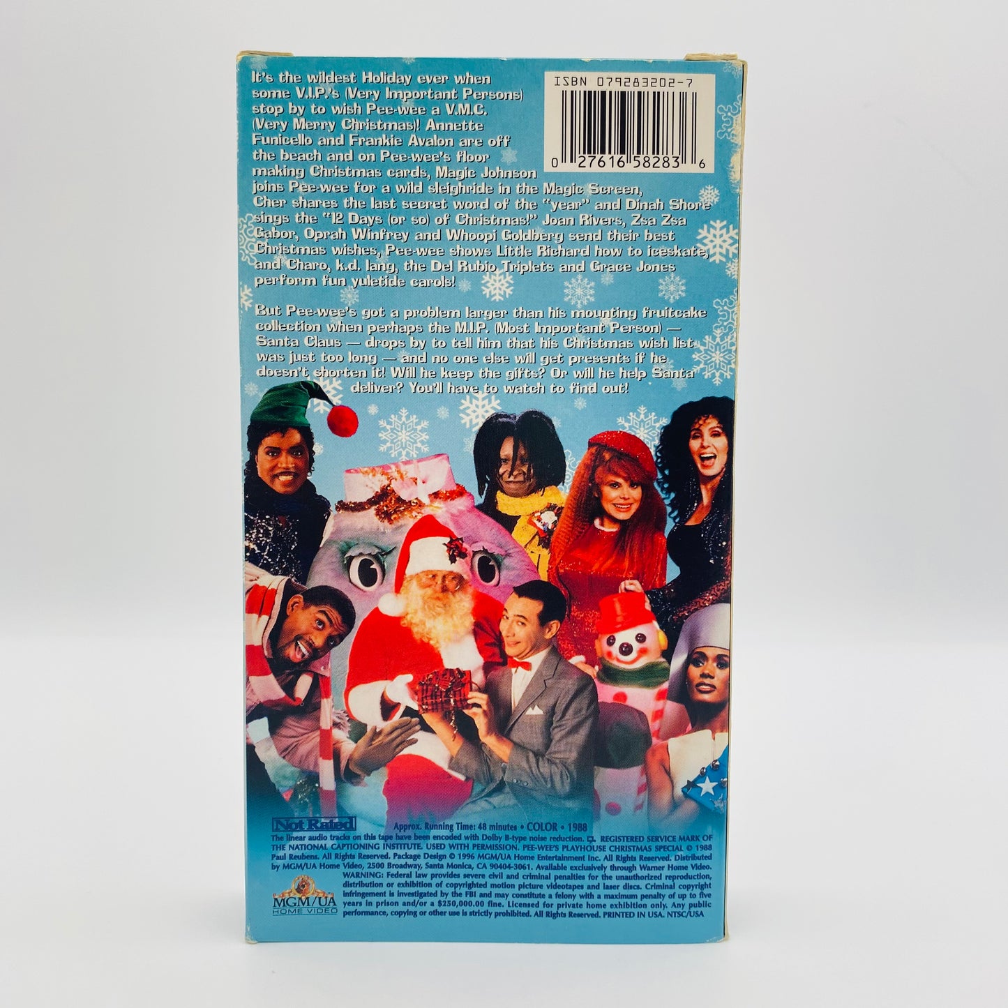 Pee-Wee’s Playhouse Christmas Special VHS tape (1996) MGM/UA Home Video