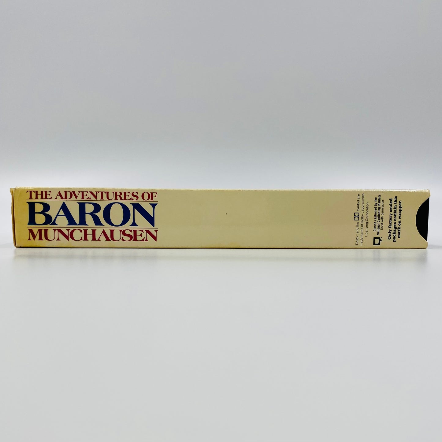 Adventures of Baron Munchausen VHS tape (1989) RCA Columbia Pictures