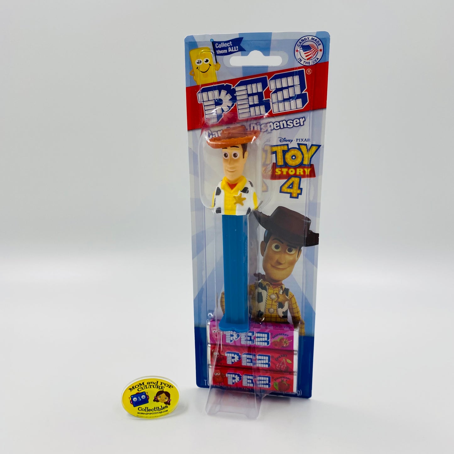 Toy Story 4 Woody PEZ dispenser (2019) carded 7.5 China