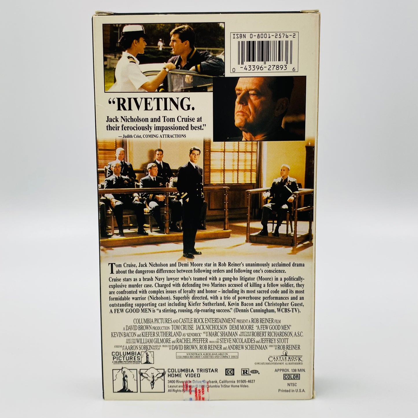 A Few Good Men VHS tape (1993) Columbia Tri-Star