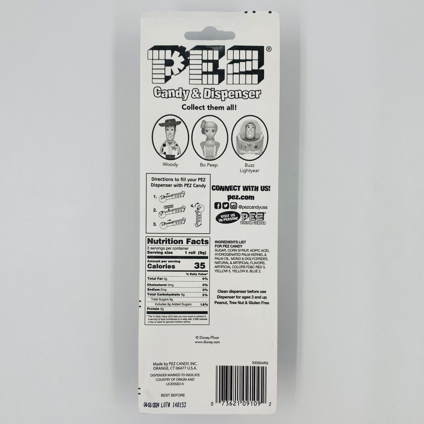 Toy Story 4 Buzz Lightyear PEZ dispenser (2019) carded 7.5 China