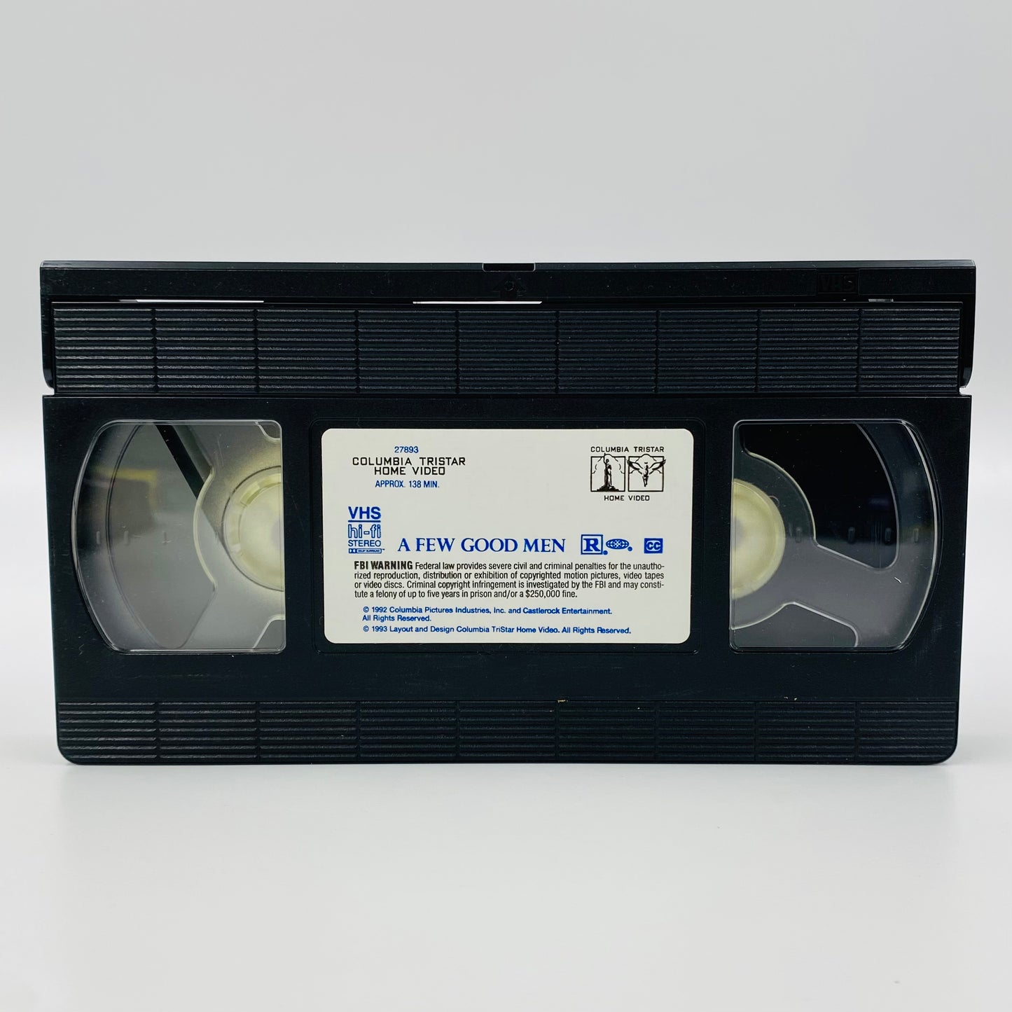 A Few Good Men VHS tape (1993) Columbia Tri-Star