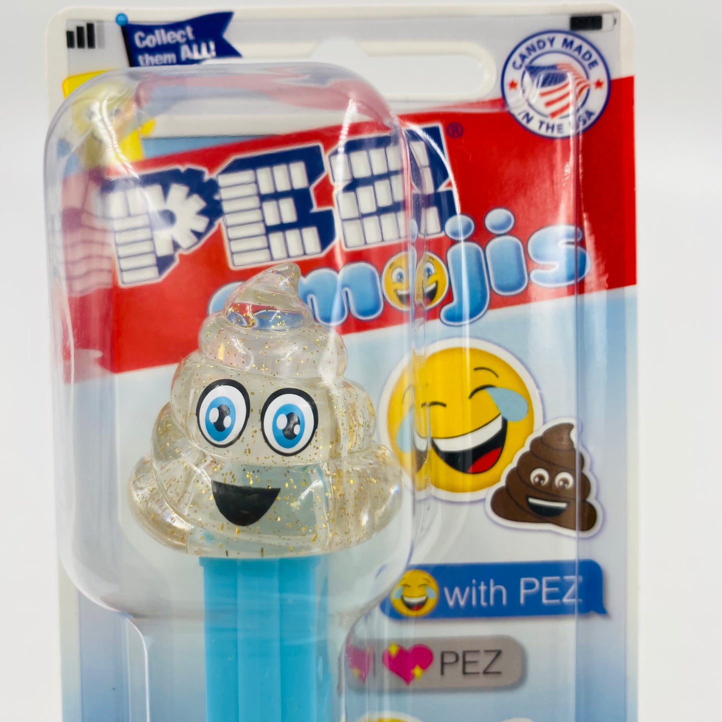 PEZemojis Glitter Poop PEZ dispenser (2020) short card 7.5 China