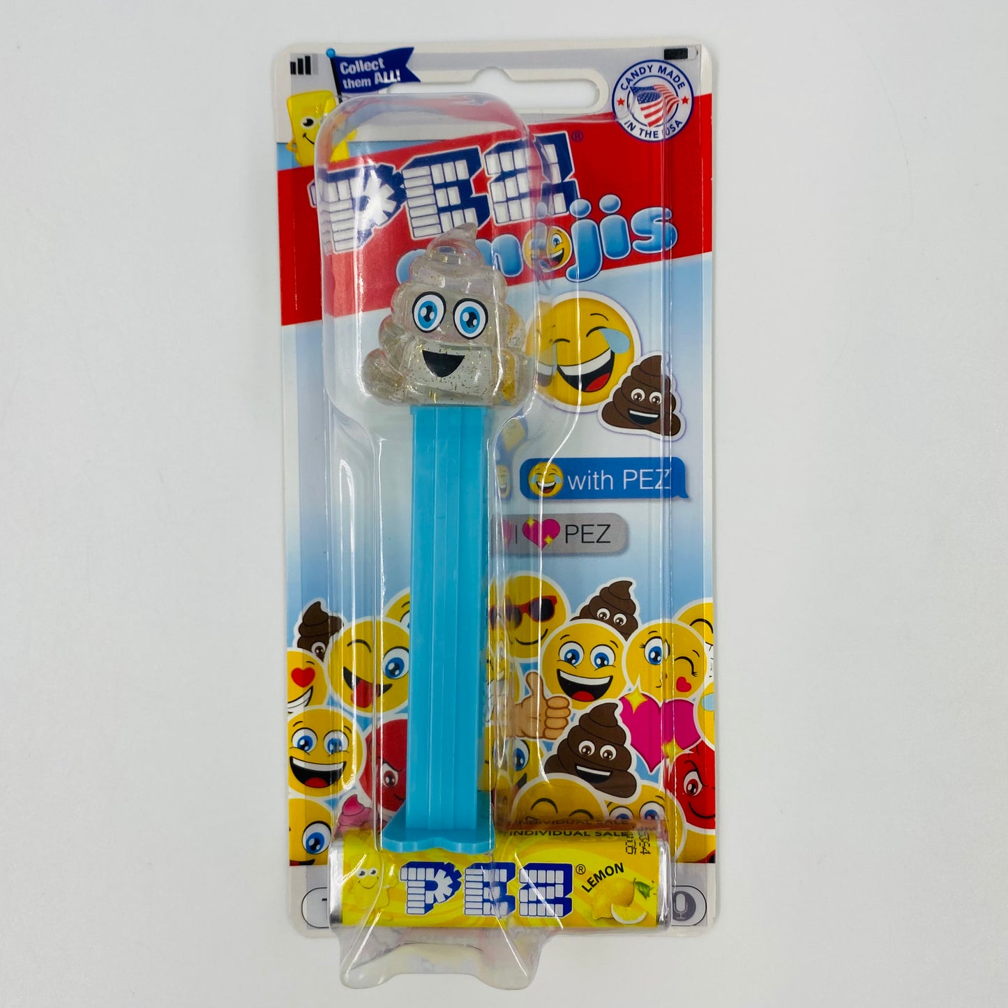 PEZemojis Glitter Poop PEZ dispenser (2020) short card 7.5 China
