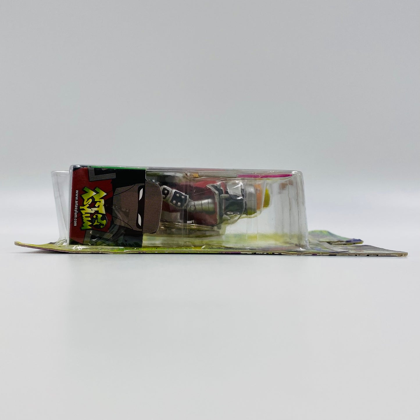 Minimates Teenage Mutant Ninja Turtles series 4 Pizza Party Michelangelo & Chrome Dome carded 2" action figures with keyrings (2016) Diamond Select Toys & Art Asylum