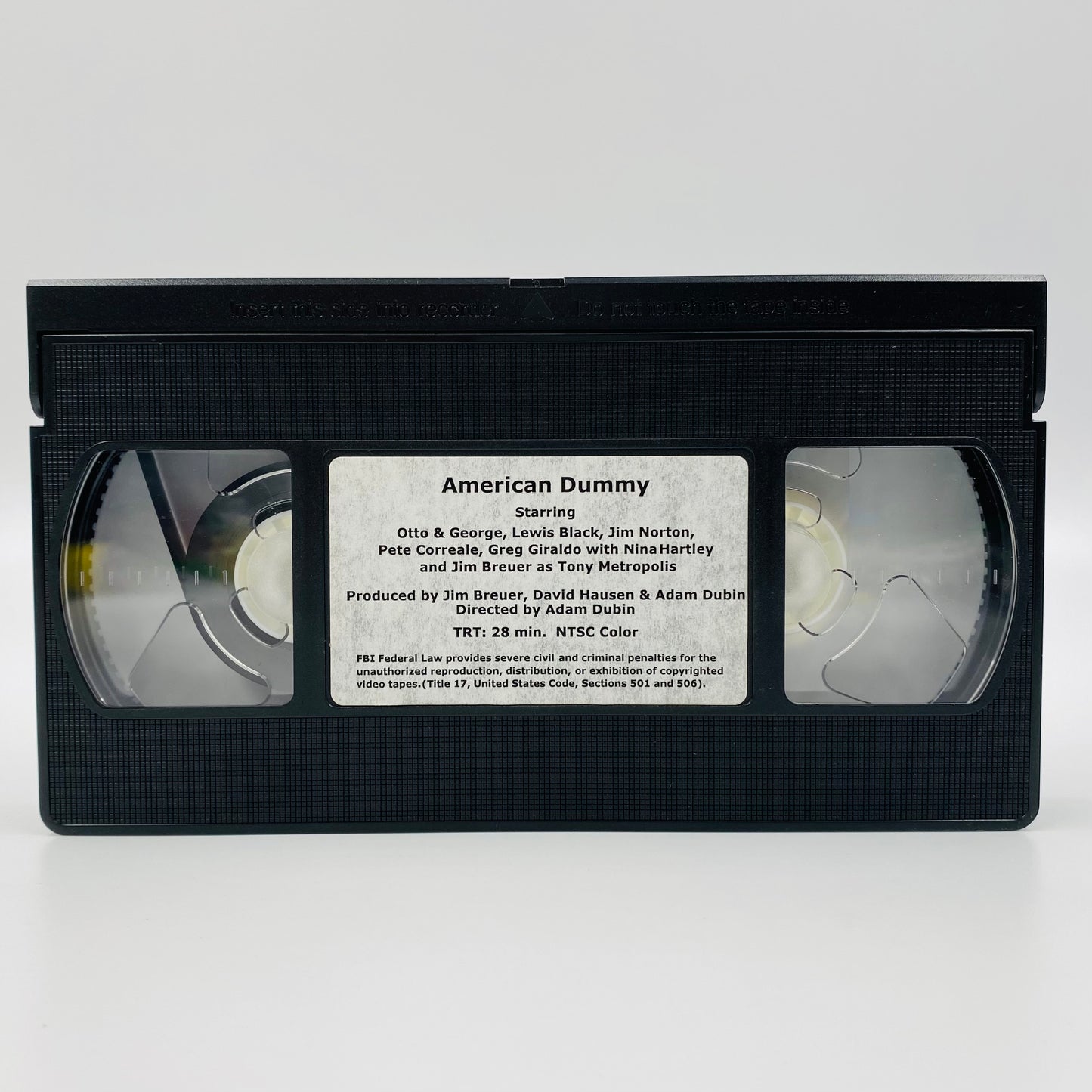 American Dummy VHS tape (2002)