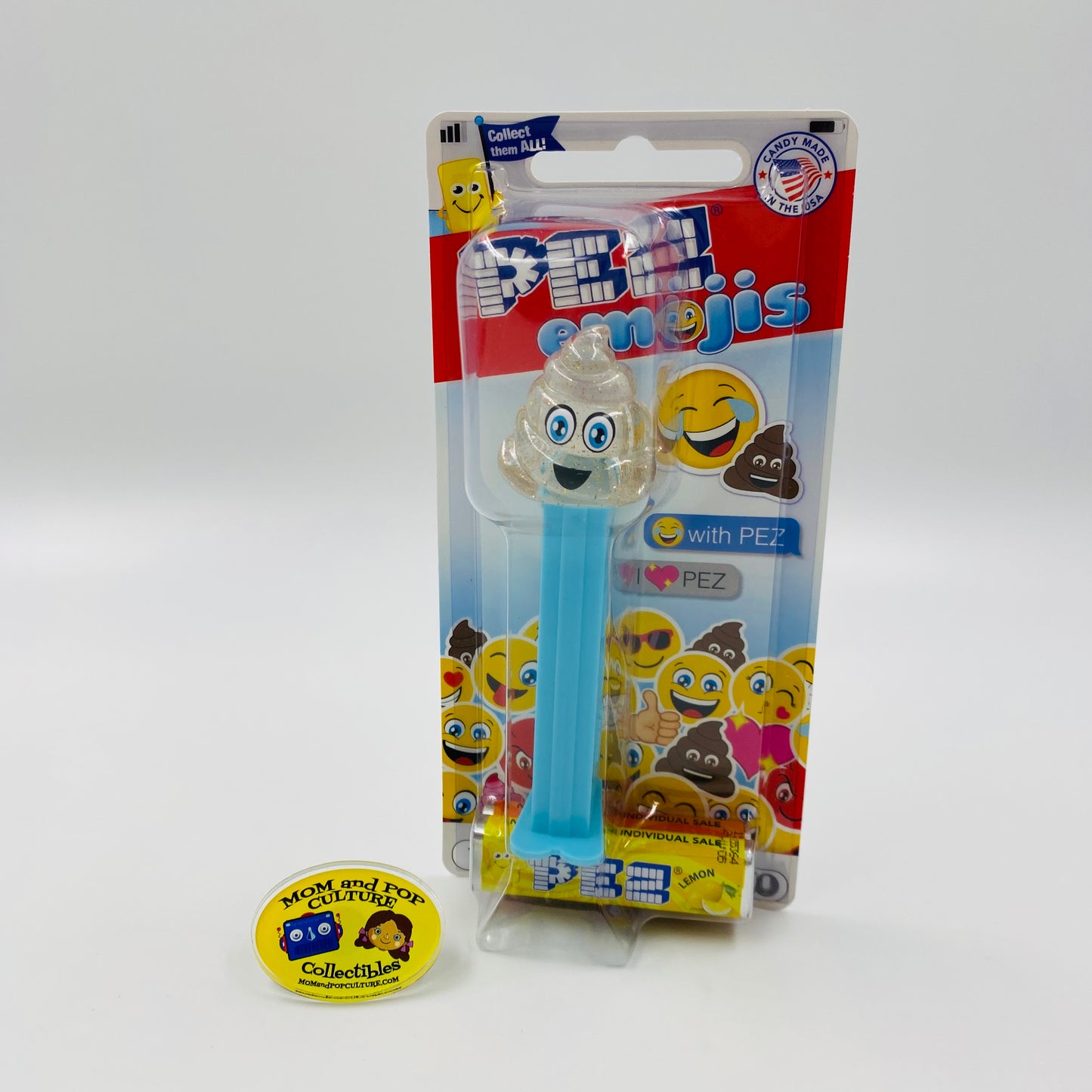 PEZemojis Glitter Poop PEZ dispenser (2020) short card 7.5 China