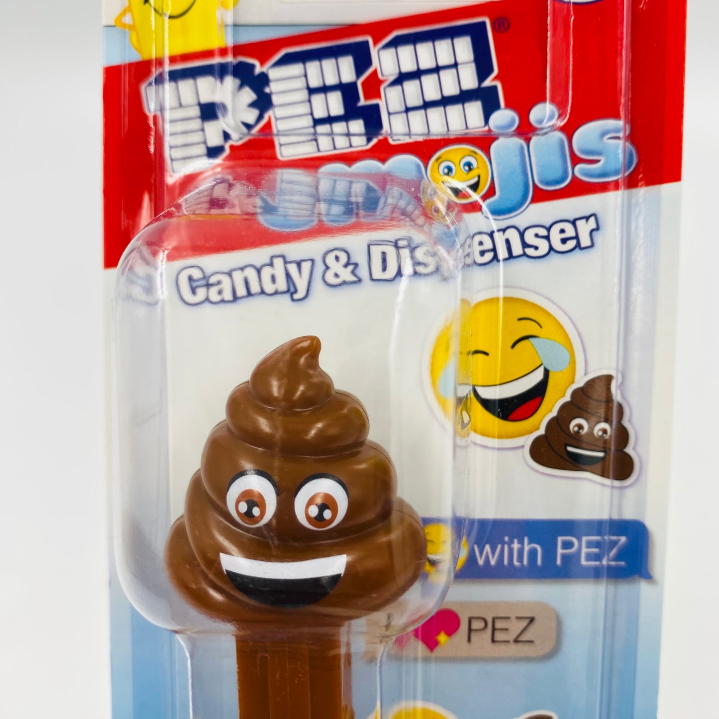 PEZemojis Poop PEZ dispenser (2018) carded 7.5 China
