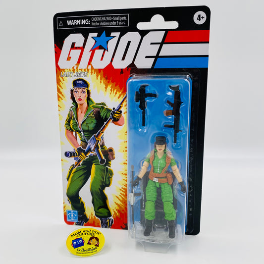 G.I. Joe Retro Lady Jaye carded 4” action figure (2020) Hasbro