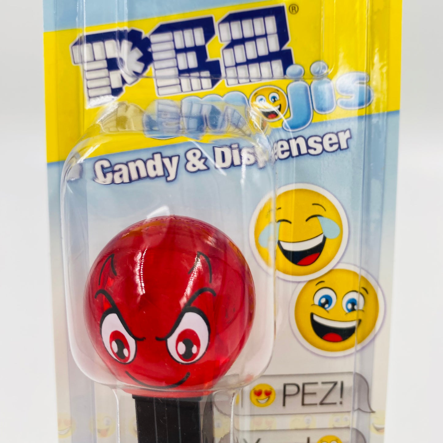 PEZemojis Crystal Devilish PEZ dispenser (2017) carded 7.5 Hungary