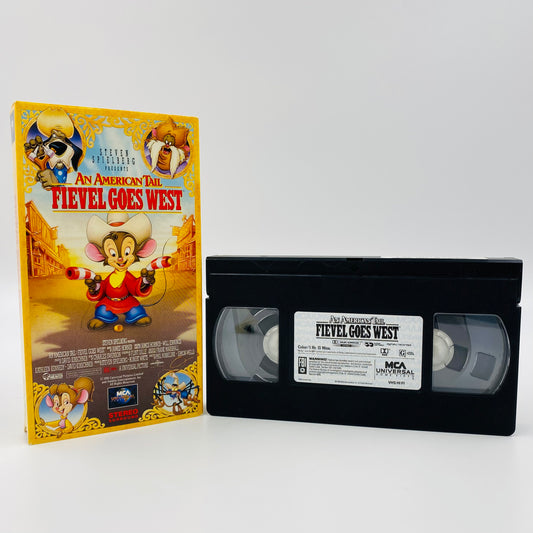 An American Tail Fievel Goes West VHS tape (1992) MCA Universal