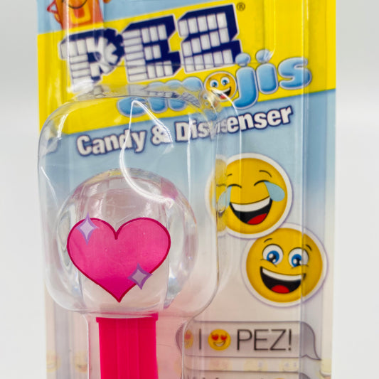 PEZemojis Sparkling Heart PEZ dispenser (2018) carded 7.5 Hungary