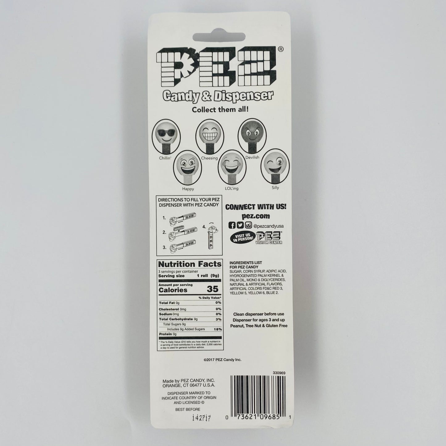 PEZemojis Sparkling Heart PEZ dispenser (2018) carded 7.5 Hungary