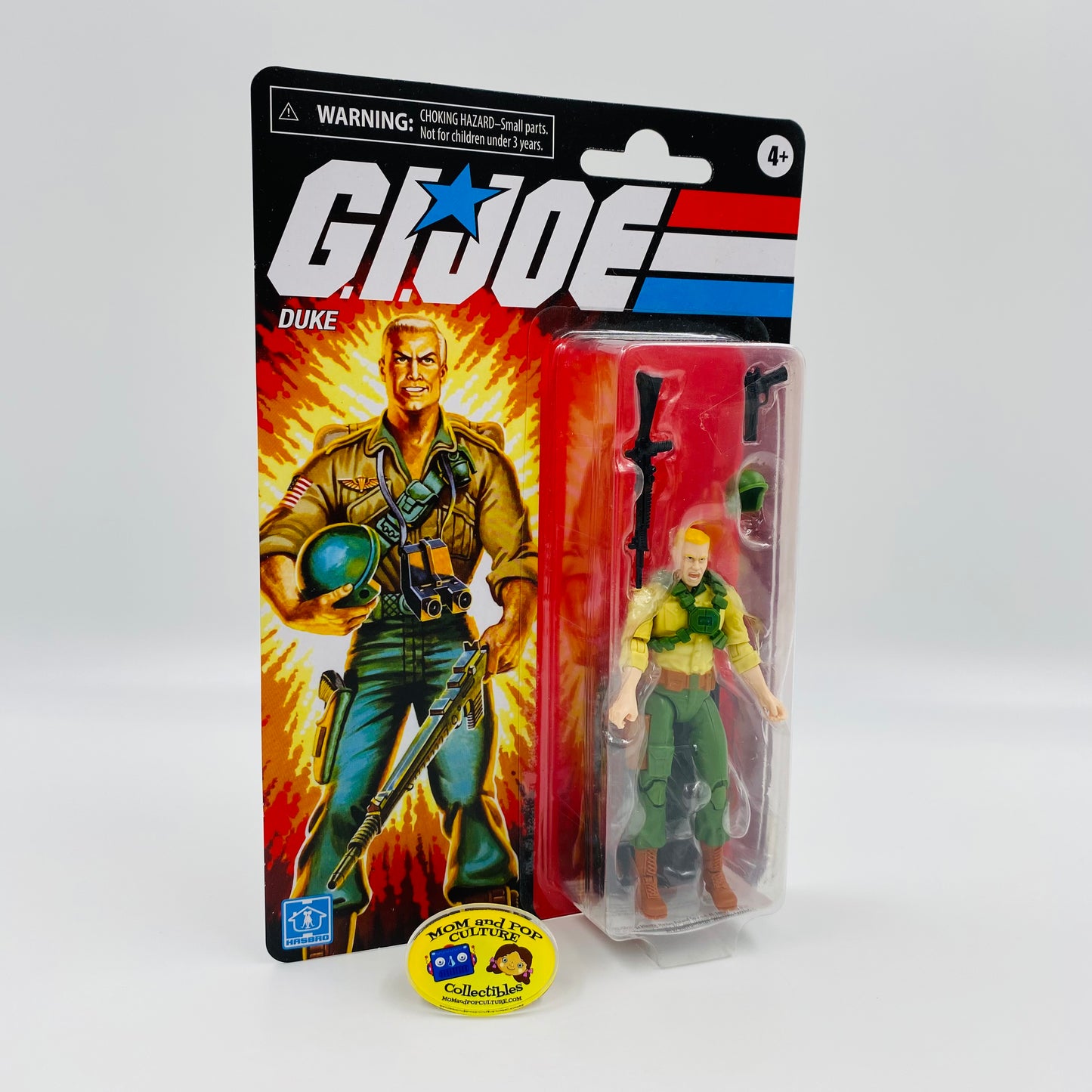 G.I. Joe Retro Duke carded 4” action figure (2020) Hasbro