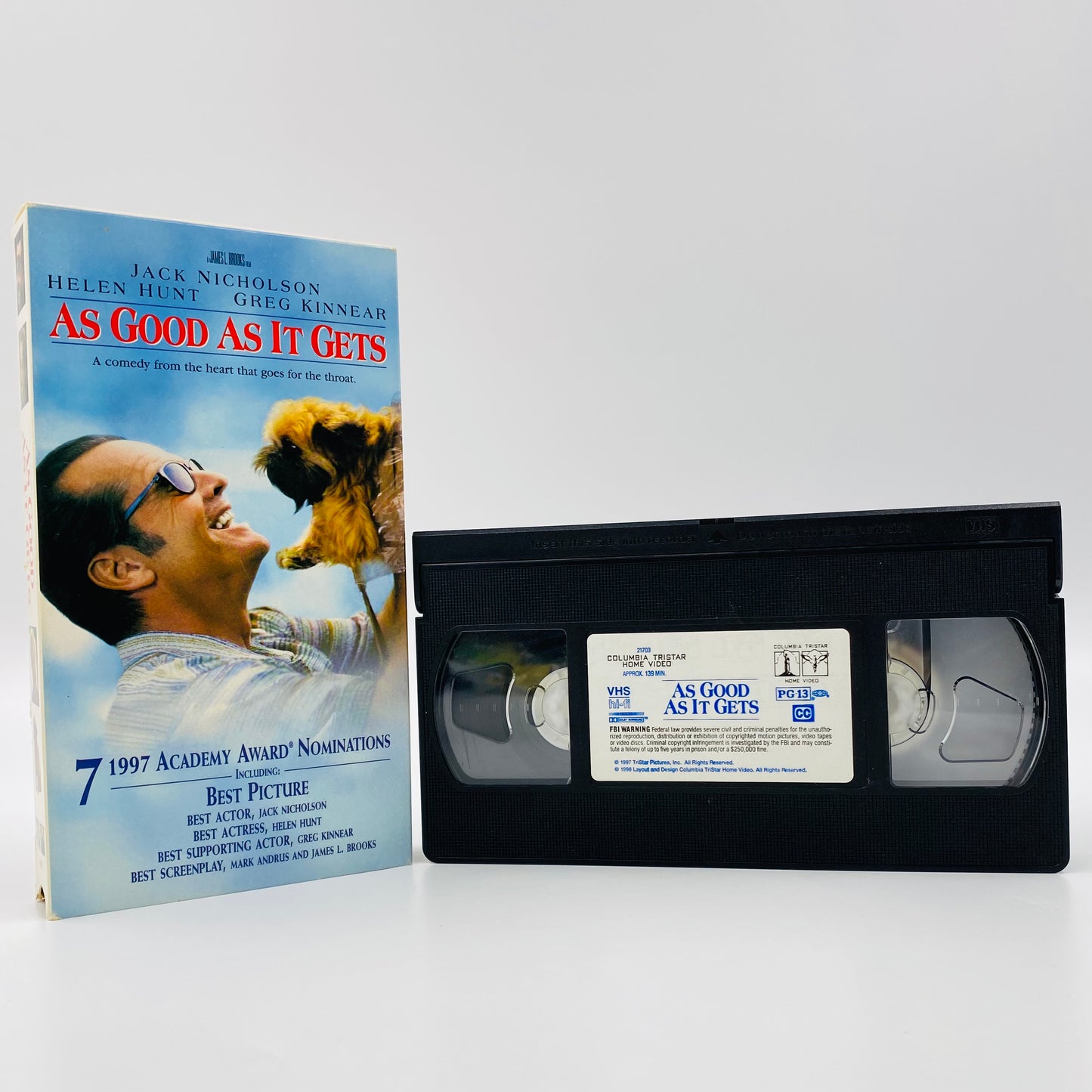 As Good as it Gets VHS tape (1998) Columbia Tristar
