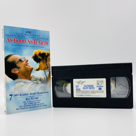 As Good as it Gets VHS tape (1998) Columbia Tristar