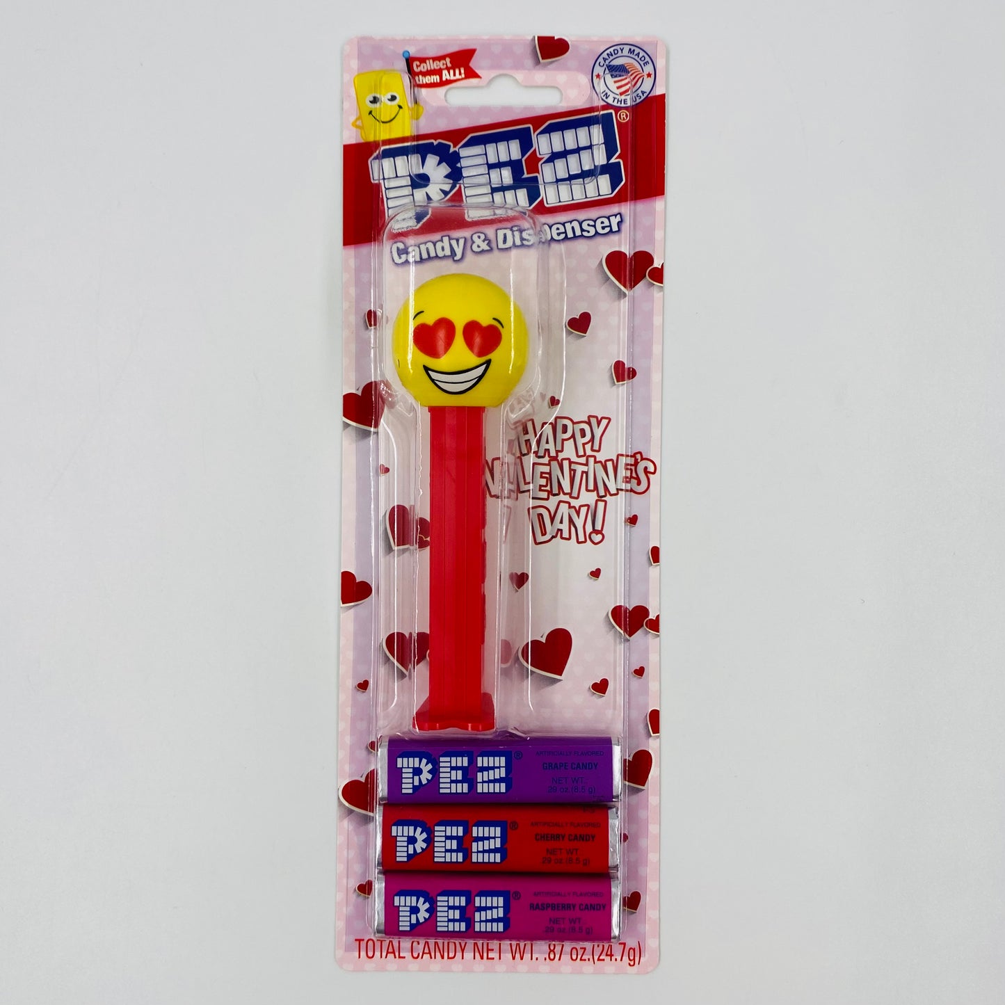 PEZemojis Love PEZ dispenser (2015) carded 7.5 Hungary