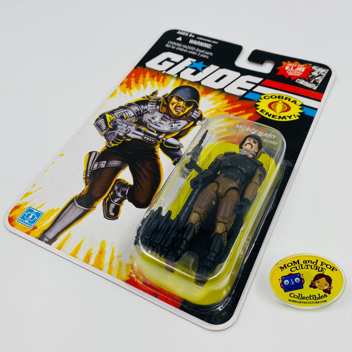 G.I. Joe Major Bludd (v8) carded 3.75” action figure (2008) Hasbro