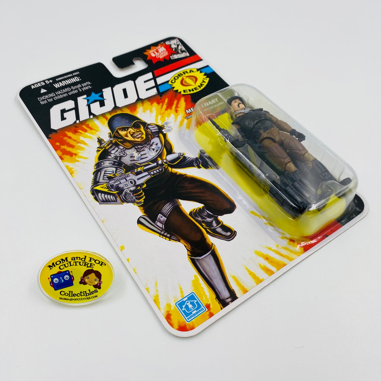 G.I. Joe Major Bludd (v8) carded 3.75” action figure (2008) Hasbro