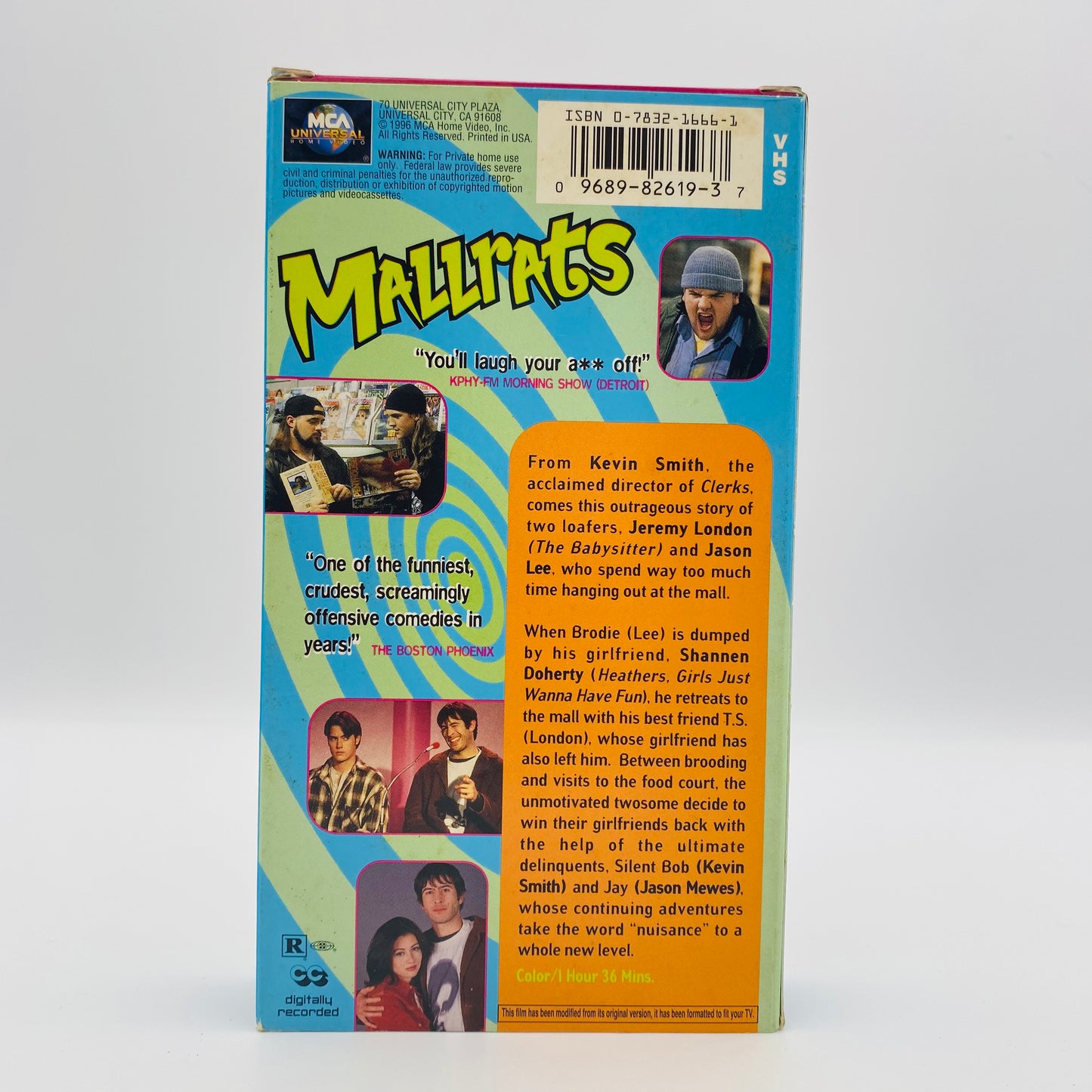 Mallrats VHS tape (1996) MCA Home Video