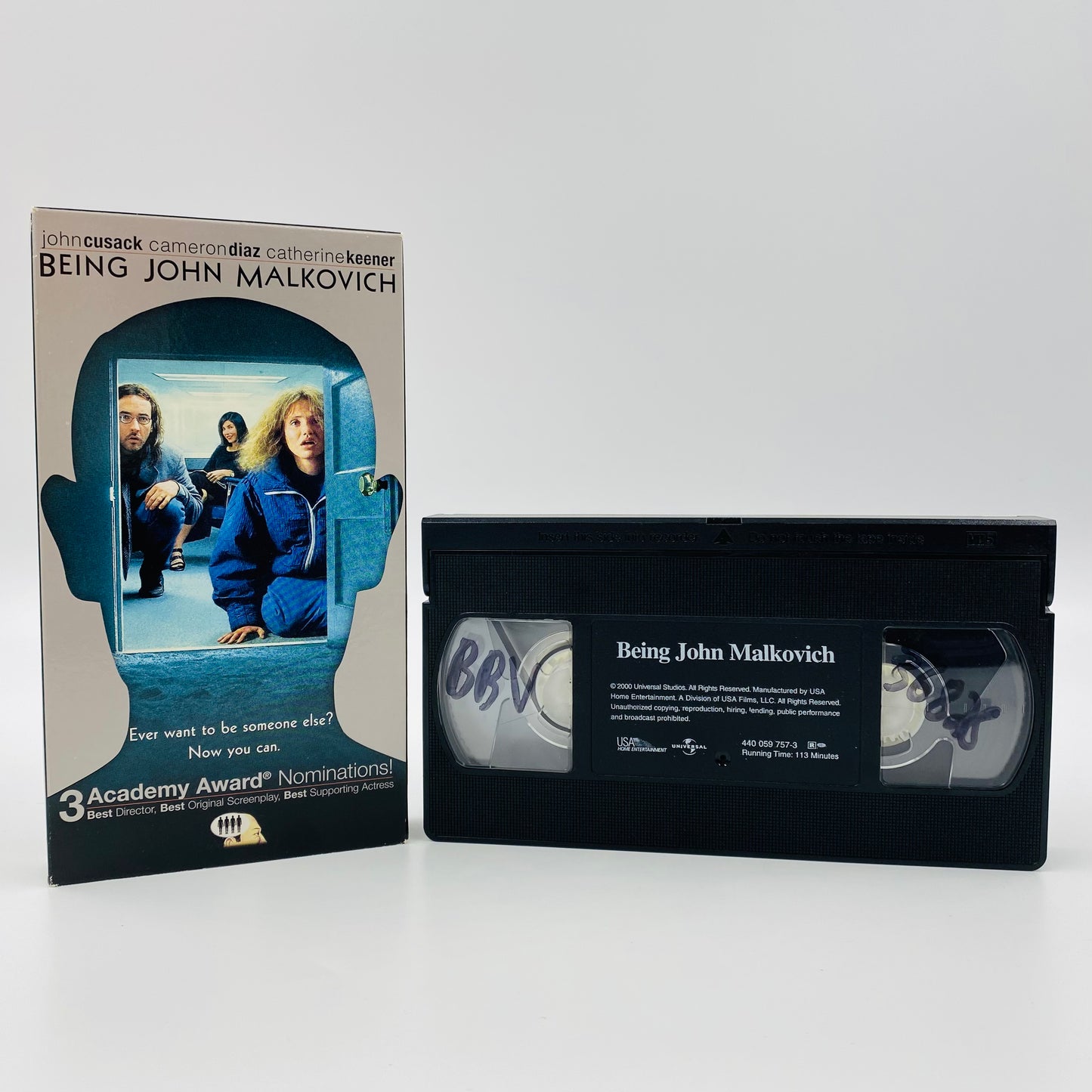 Being John Malkovich VHS tape (2000) Universal