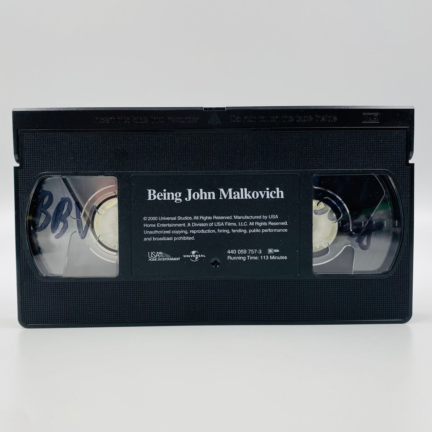 Being John Malkovich VHS tape (2000) Universal