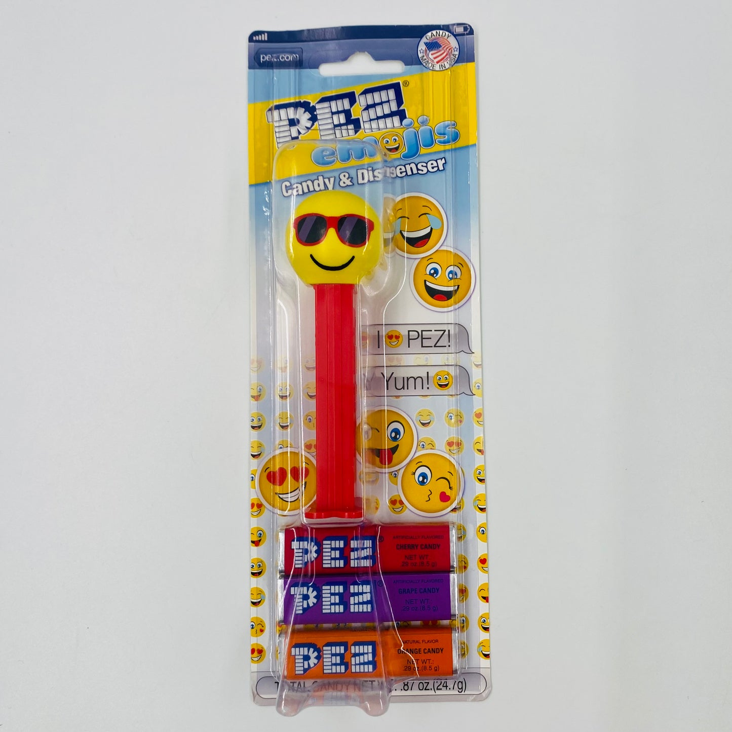 PEZemojis Chillin PEZ dispenser (2017) carded 7.5 Hungary