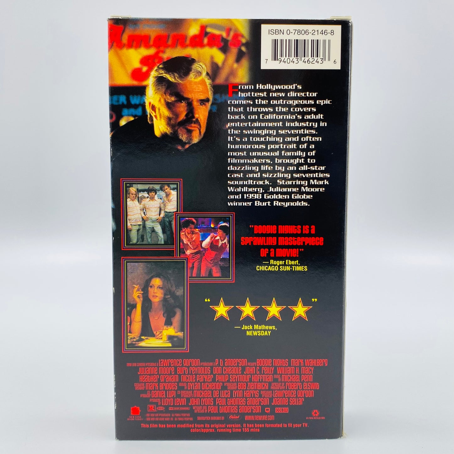 Boogie Nights VHS tape (1998) New Line Home Video
