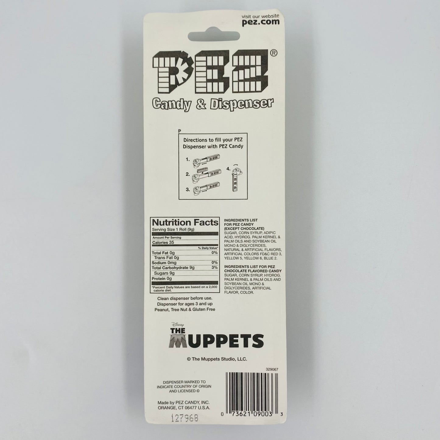 Muppets Miss Piggy PEZ dispenser (2012) carded 7.5 China