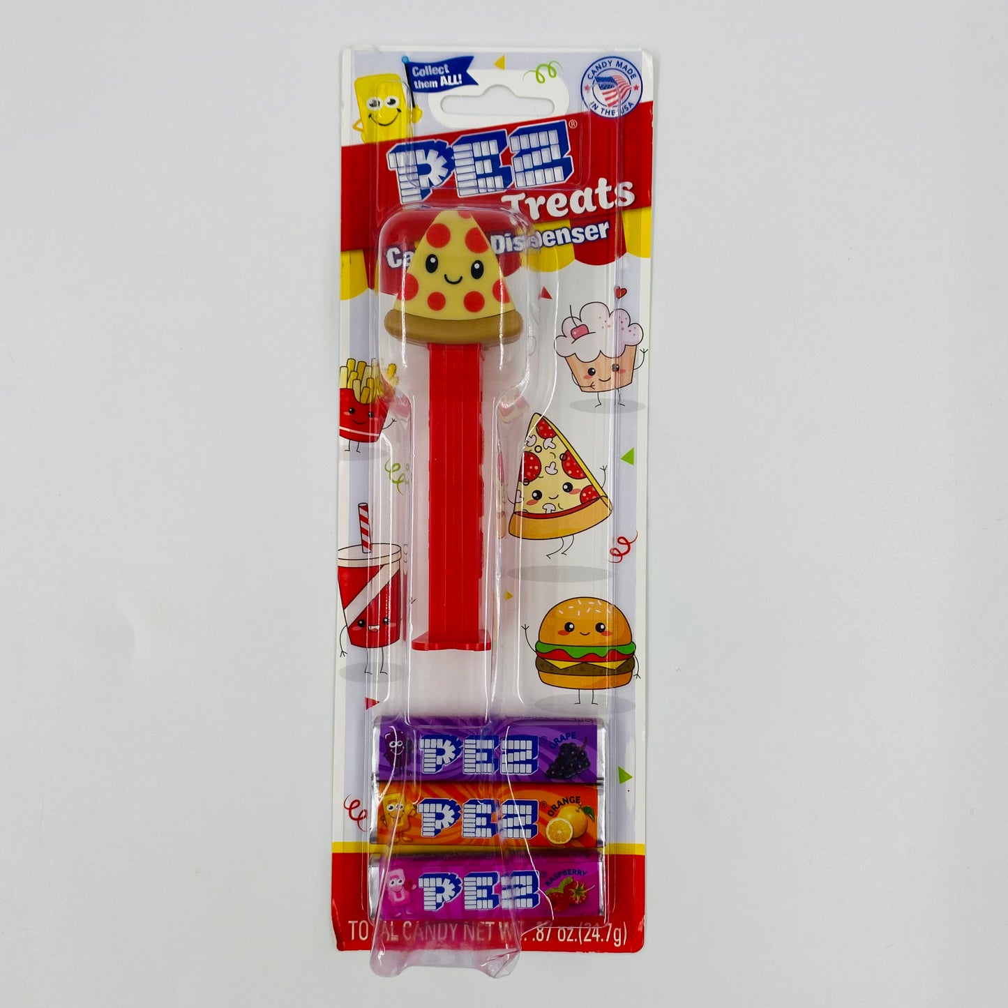 PEZ Treats Pizza Pez dispenser (2021) carded 7.5 China