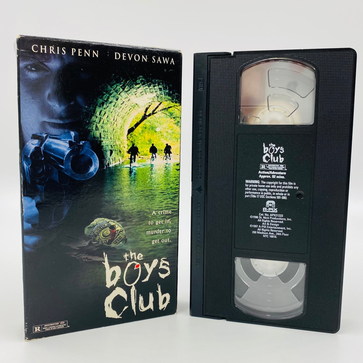 Boys Club VHS tape (1997) A-Pix Entertainment