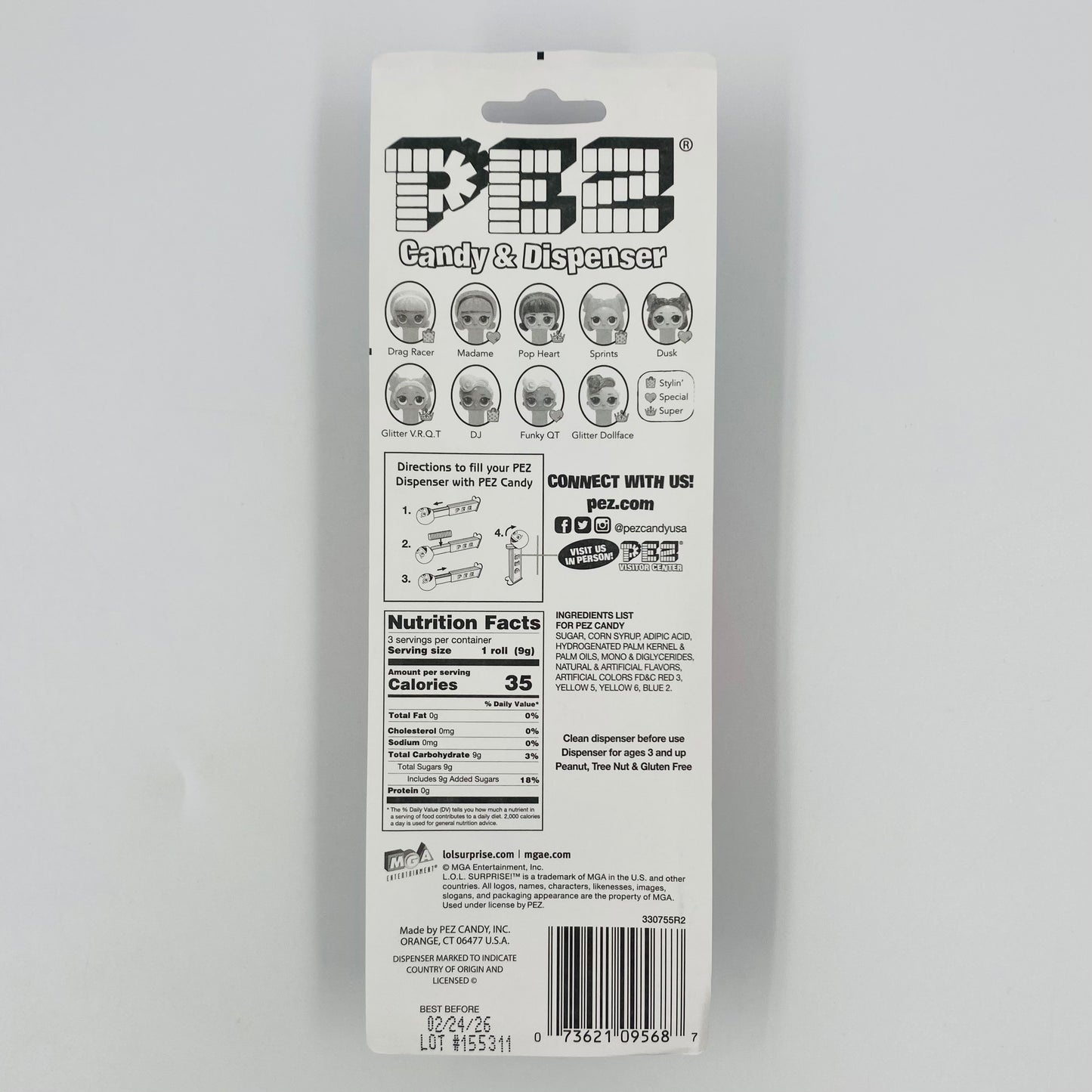 L.O.L. Surprise! Collection 2 PEZ dispenser (2020) carded