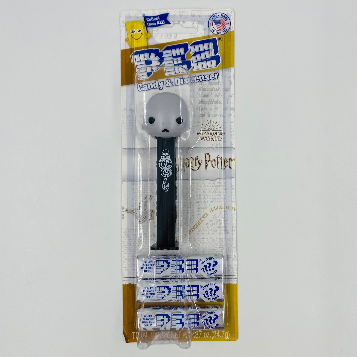Harry Potter Lord Voldemort PEZ dispenser (2021) carded 7.5 China