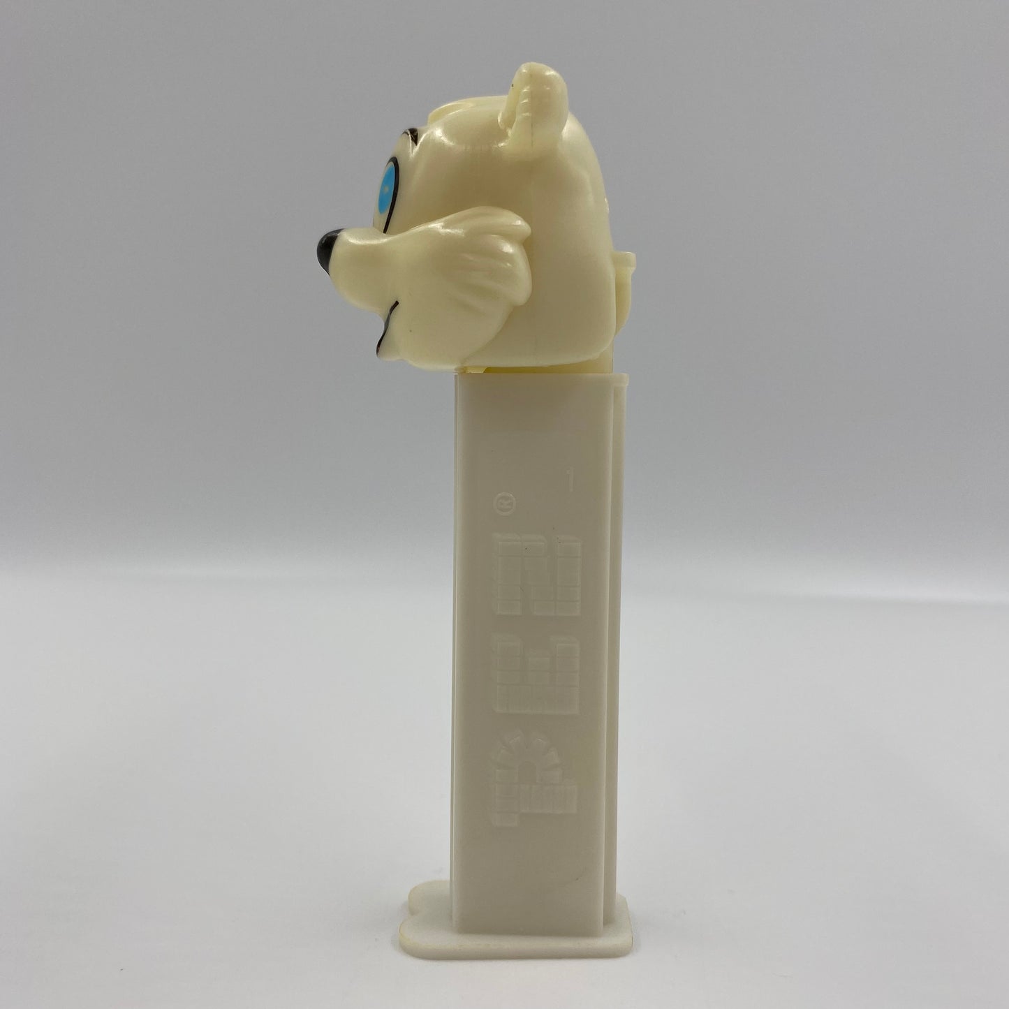 Christmas Winter Polar Bear PEZ dispenser (1999) loose