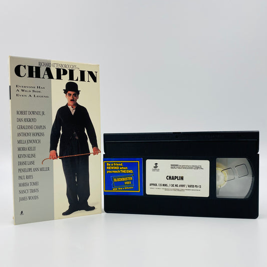 Chaplin VHS tape (1997) Carolco Home Video