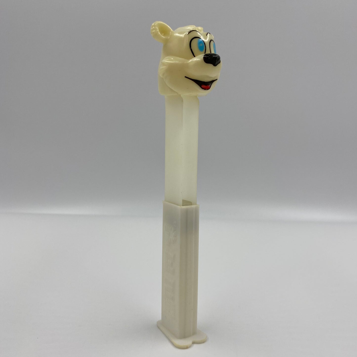 Christmas Winter Polar Bear PEZ dispenser (1999) loose