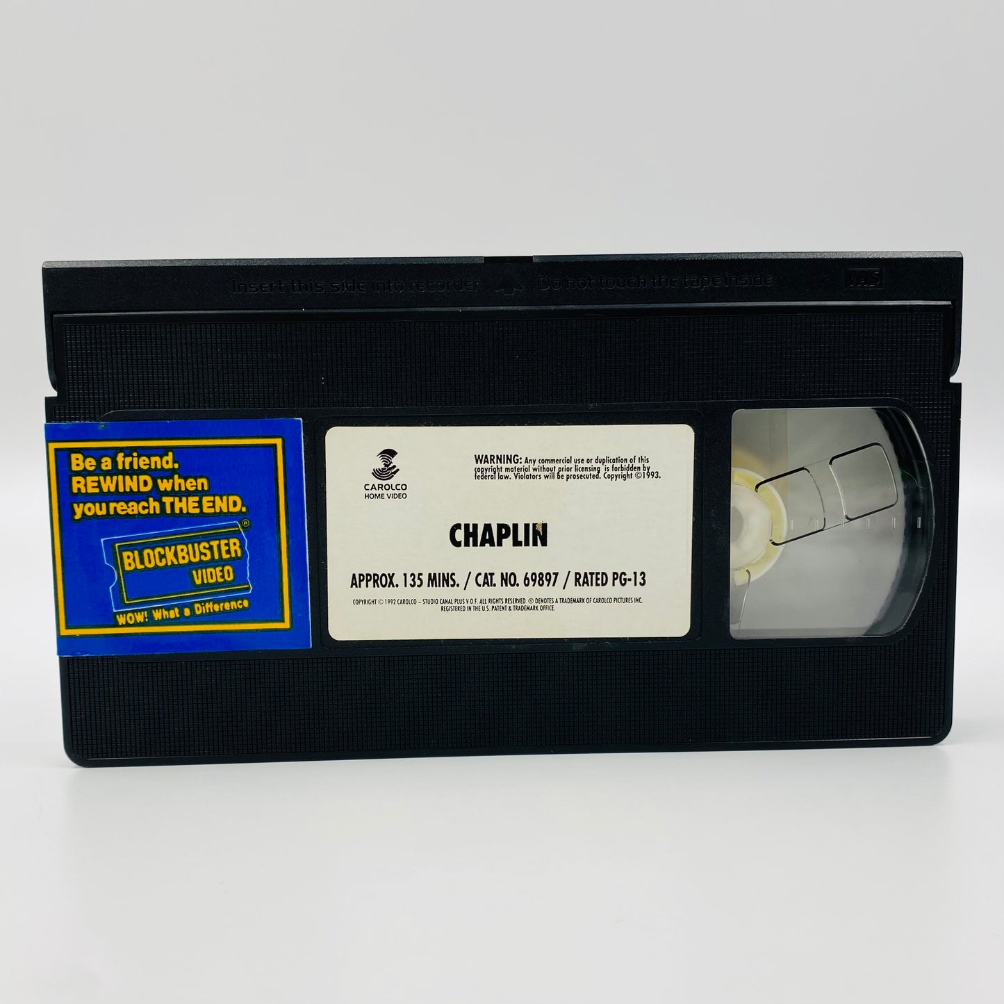 Chaplin VHS tape (1997) Carolco Home Video