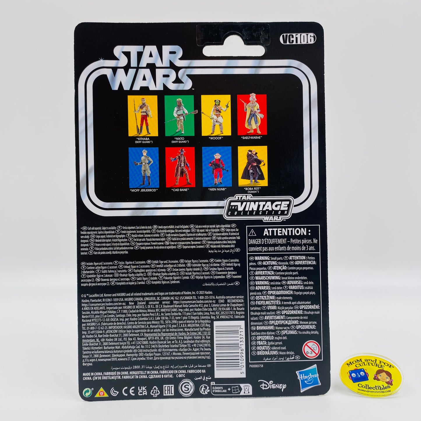 Star Wars The Vintage Collection Nien Nunb carded 3.75” action figure (2023) Kenner (Hasbro)