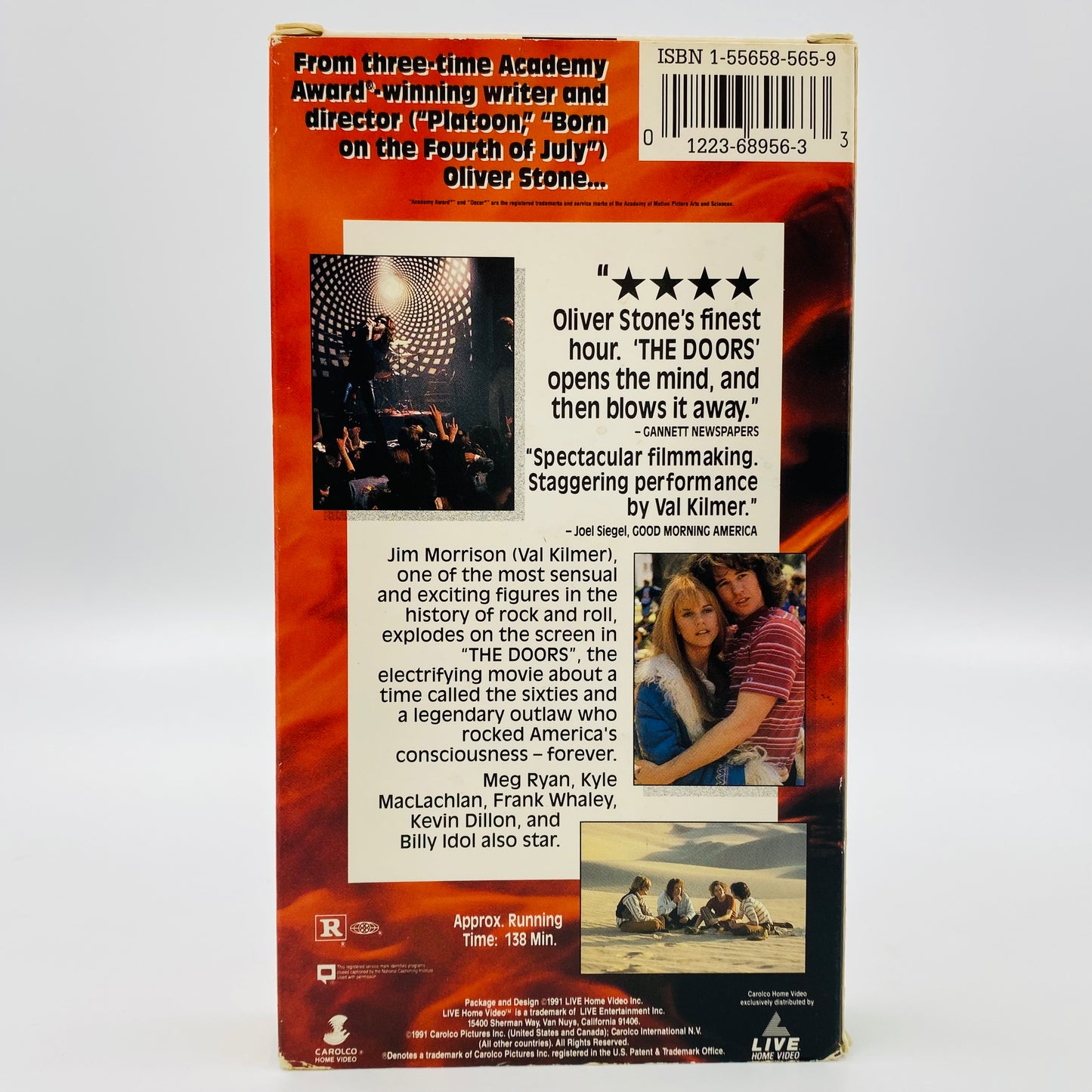 The Doors VHS tape (1991) Carolco Home Video