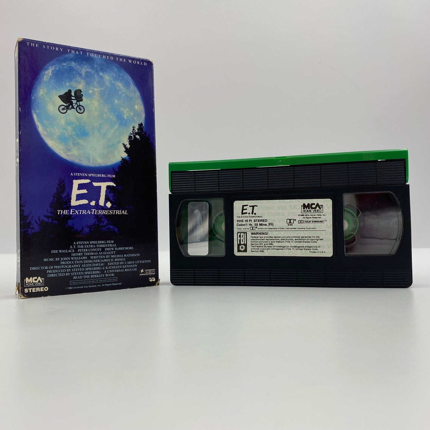 E.T. The Extra Terrestrial VHS tape (1988) MCA Home Video