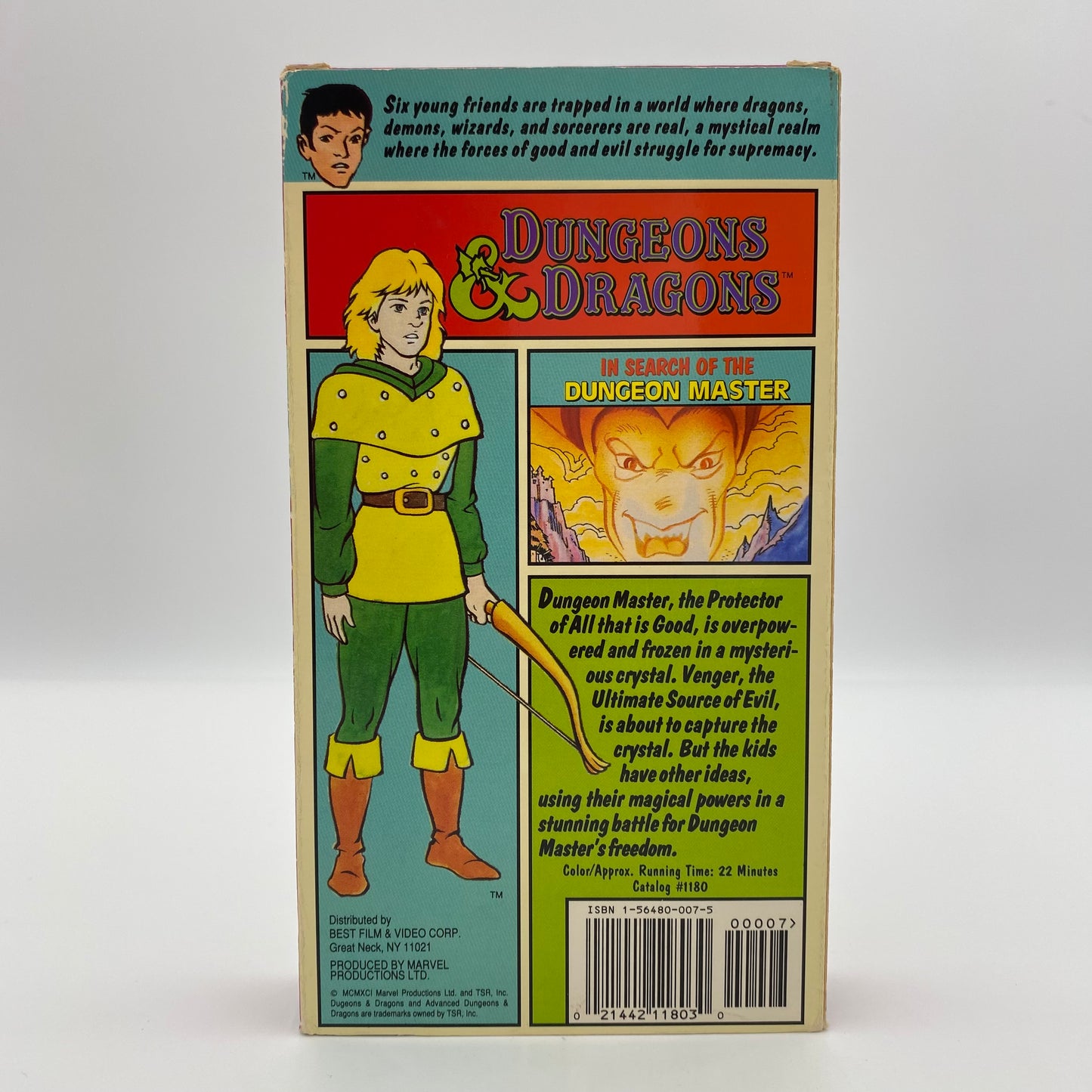 Dungeons & Dragons: In Search of the Dungeon Master VHS tape (1991) Marvel Video!