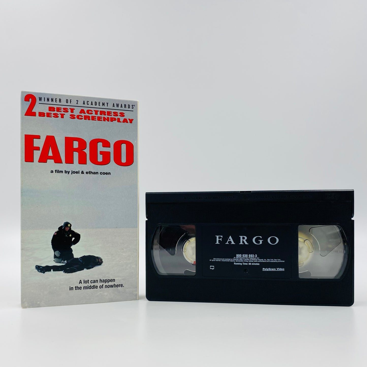 Fargo VHS tape (1996) Polygram Video
