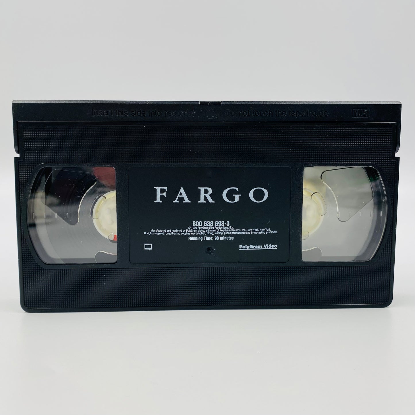 Fargo VHS tape (1996) Polygram Video