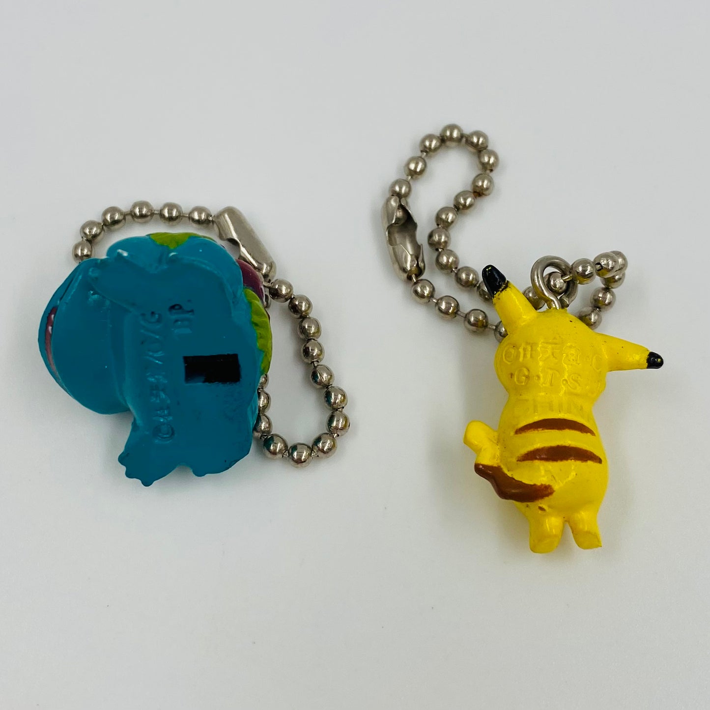 Pokemon keychain 10 piece 2" figurine set (1990's)
