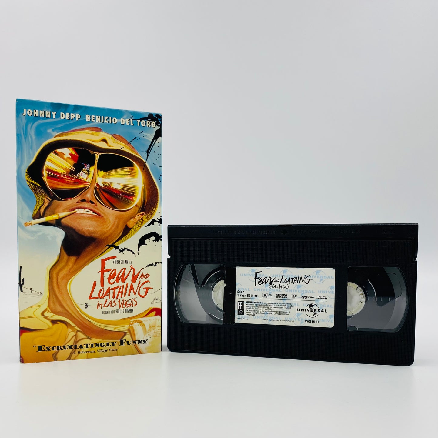 Fear and Loathing in Las Vegas VHS tape (1998) Universal Home Video