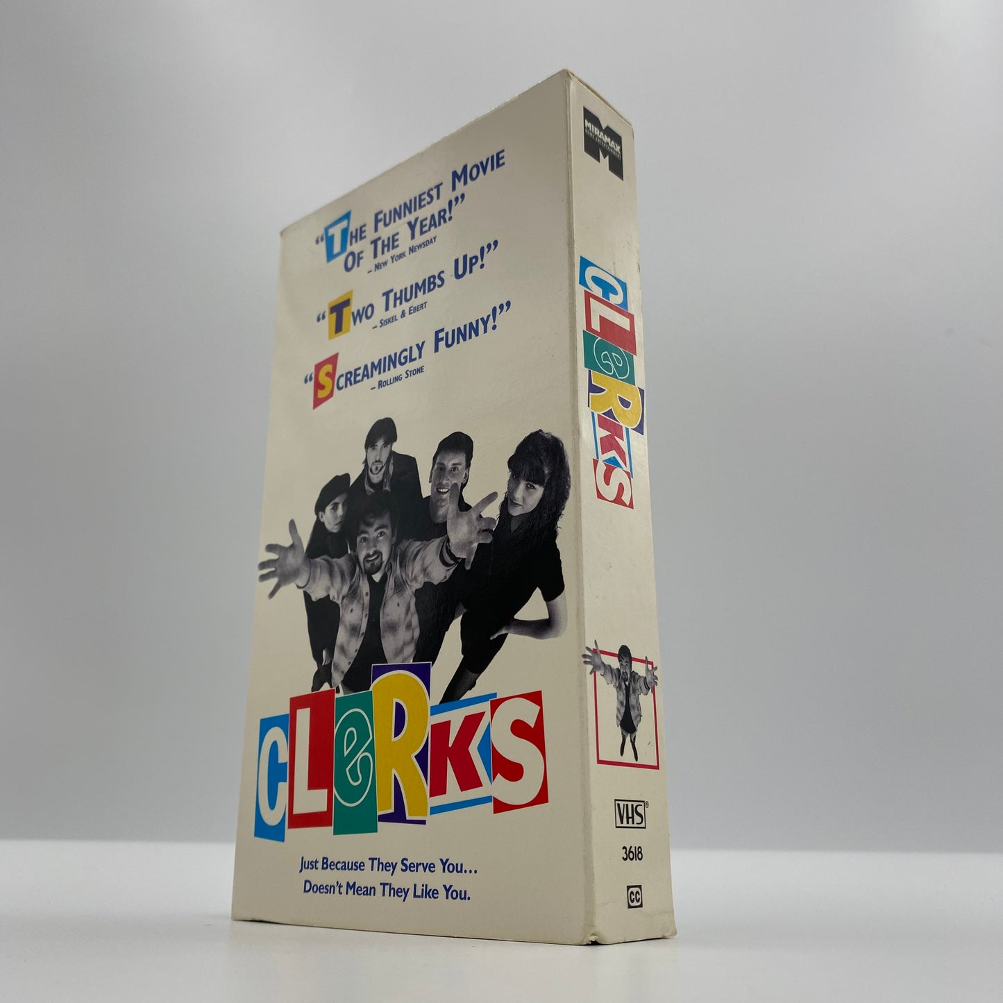 Clerks VHS tape (1995) Miramax Home Entertainment