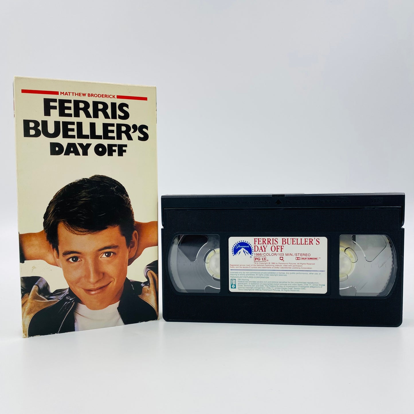Ferris Bueller’s Day Off VHS tape (1996) Paramount