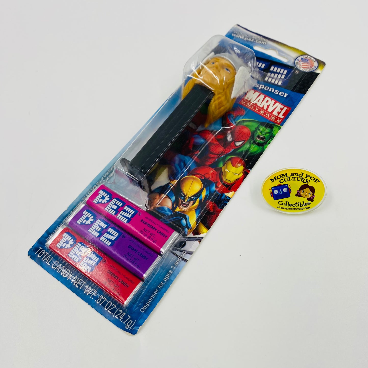 Marvel Thor PEZ dispenser (2011) carded 5.9 China