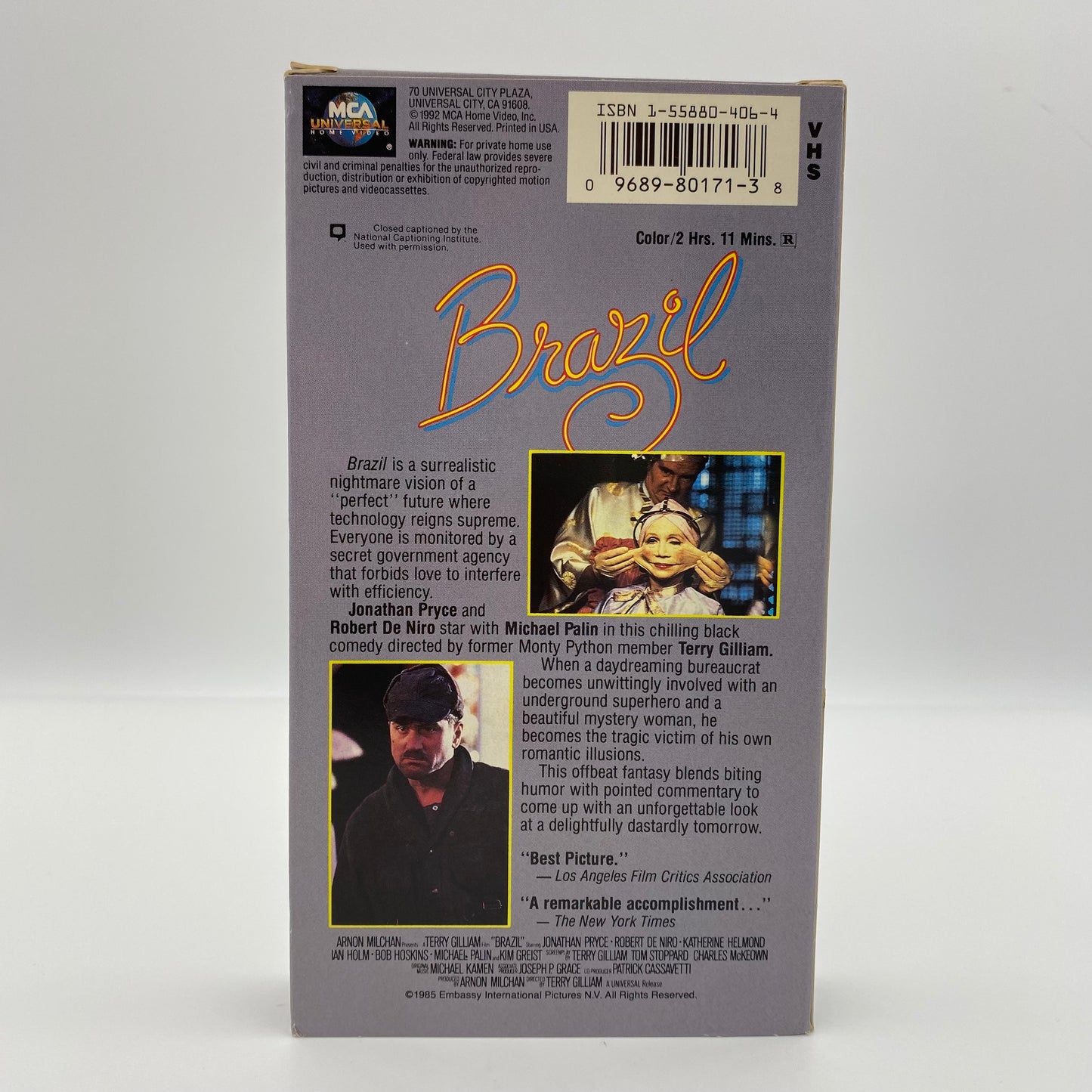 Brazil VHS tape (1992) MCA Universal Home Video